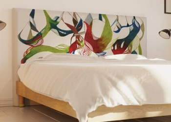 Tête de lit exotique