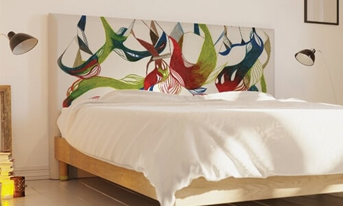 Tête de lit exotique