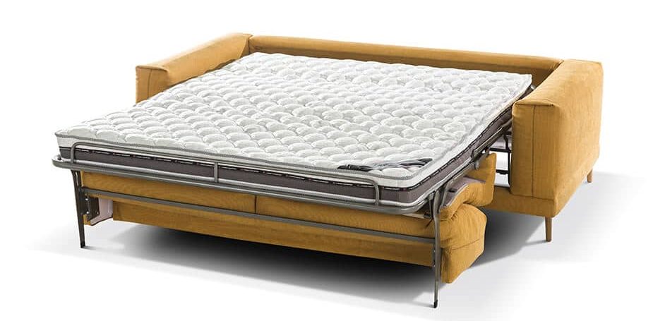 Matelas du canapé convertible Baker Jaune