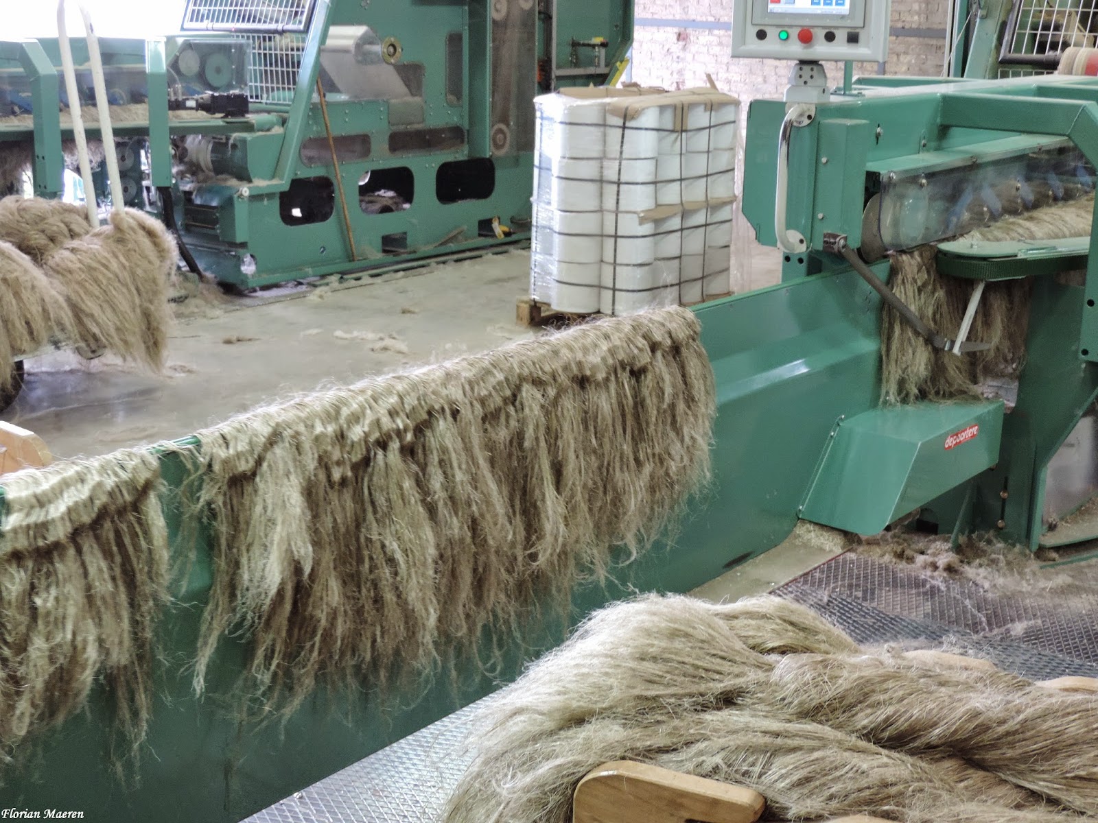Lin-fibre-fabrication