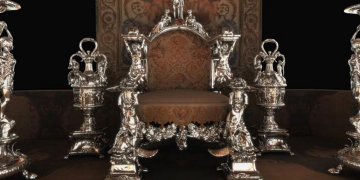 meuble argent versailles louis 14