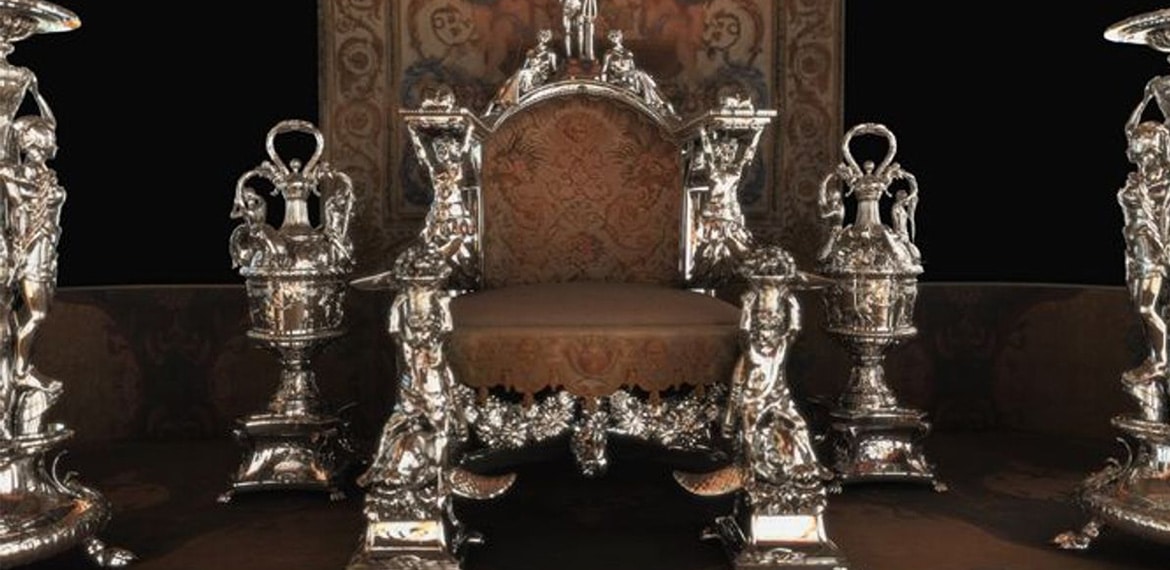 Mobilier d’argent à Versailles de Louis XIV