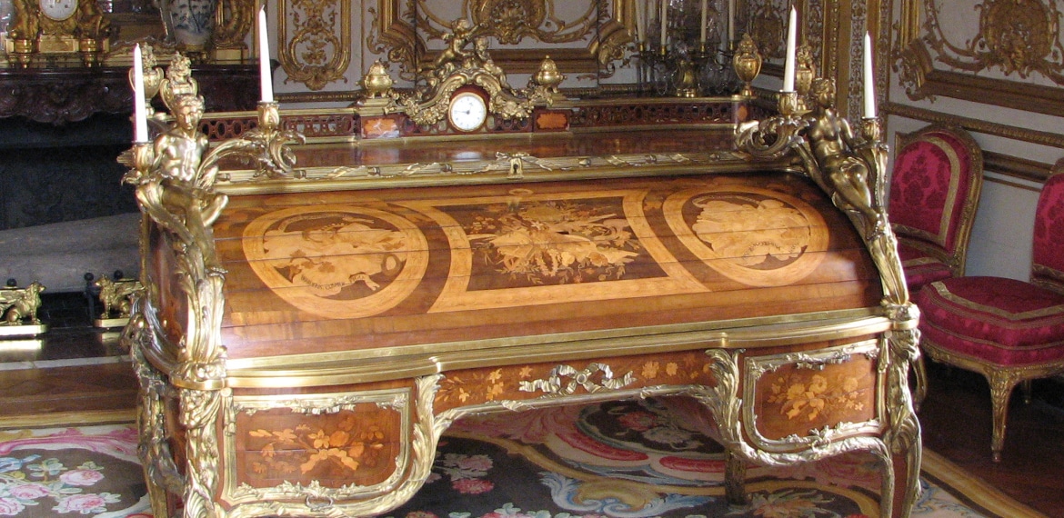 Bureau cylindre Louis XV