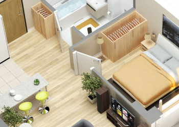 studio 20M2 aménagé sur mesure