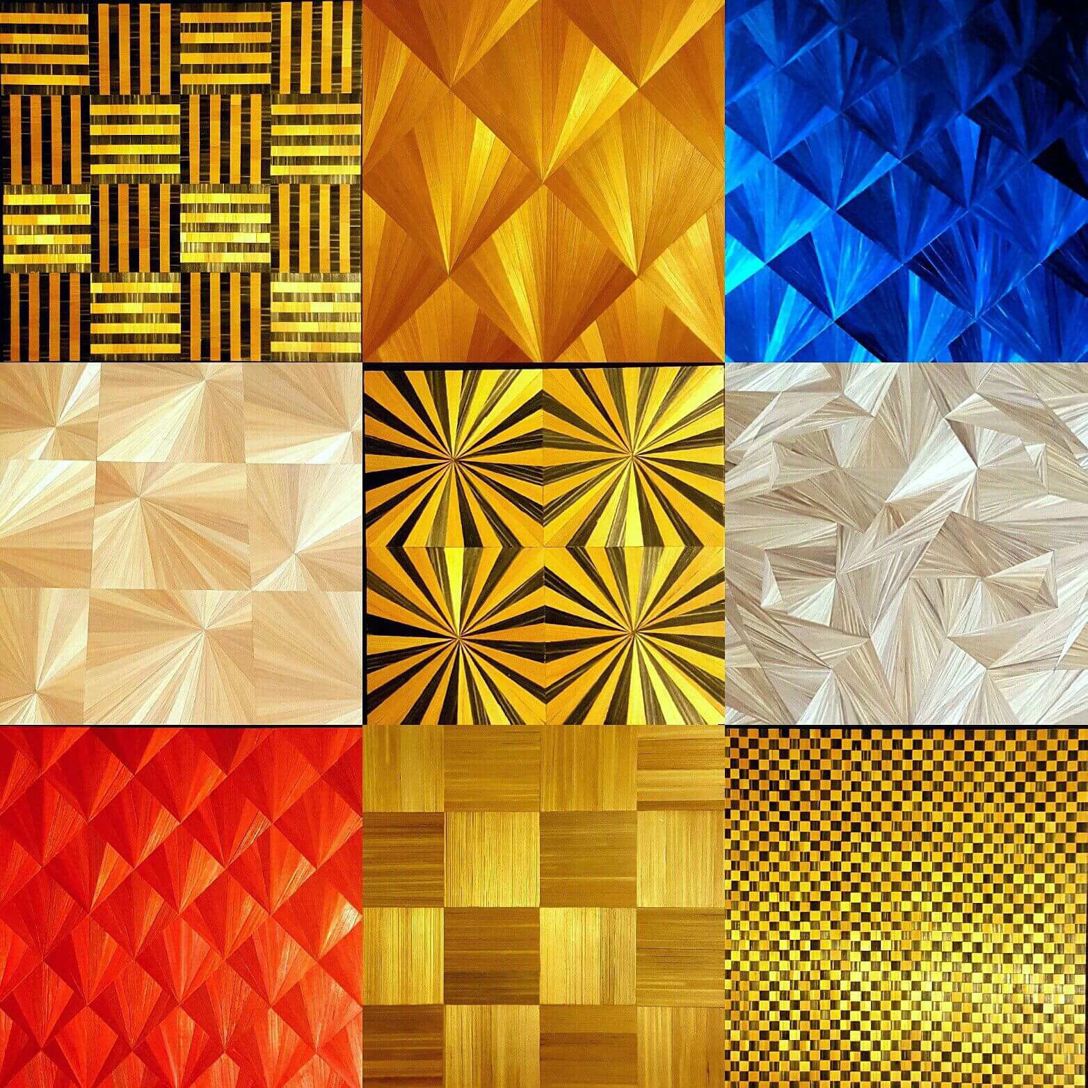 Marqueterie en paille