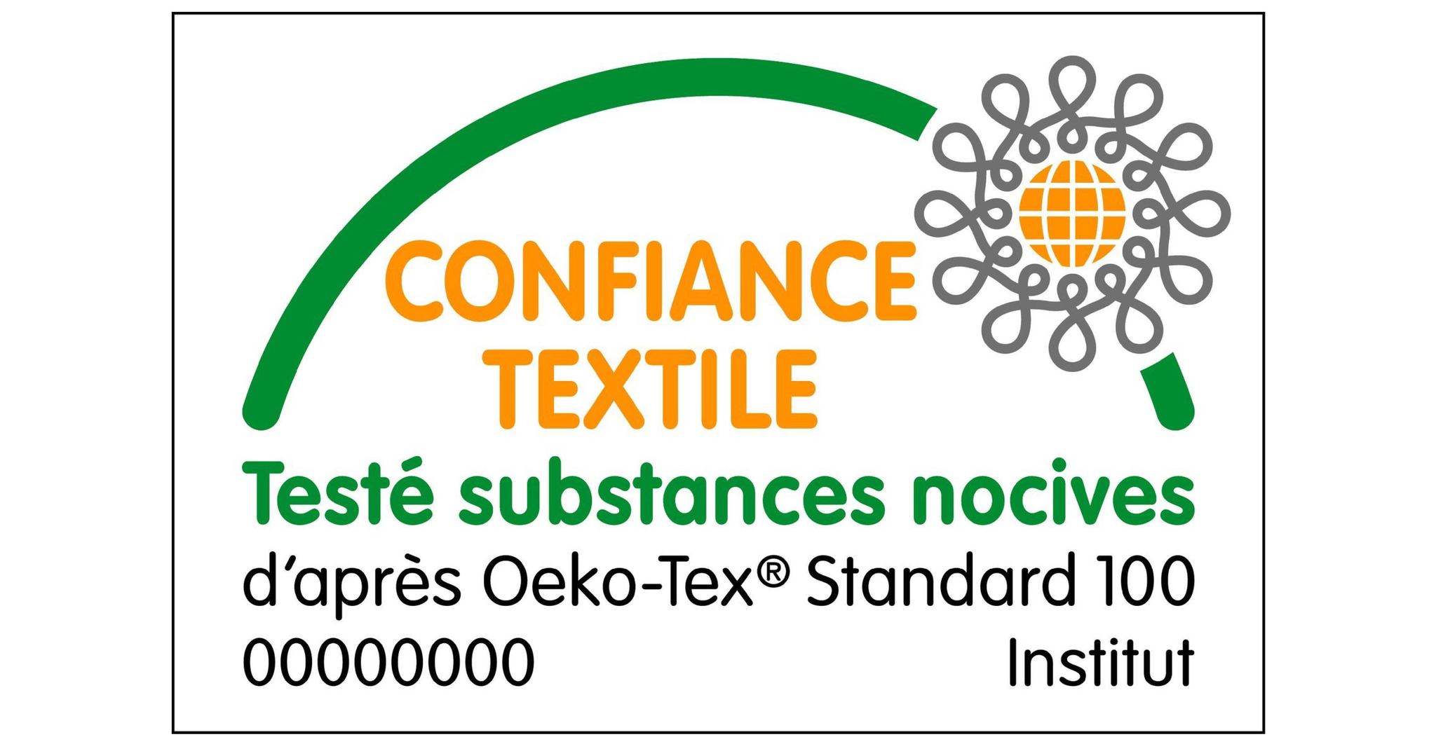 label Textile d’après Oeko-Tex standard 100