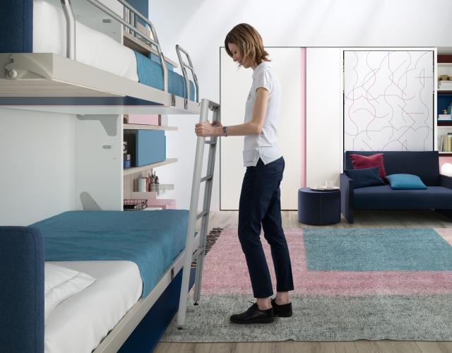 armoire lit enfant sécurisée