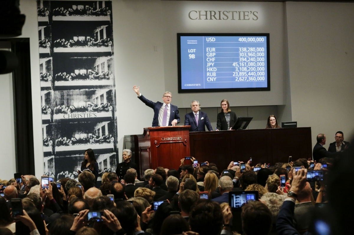 vente aux enchères christie's