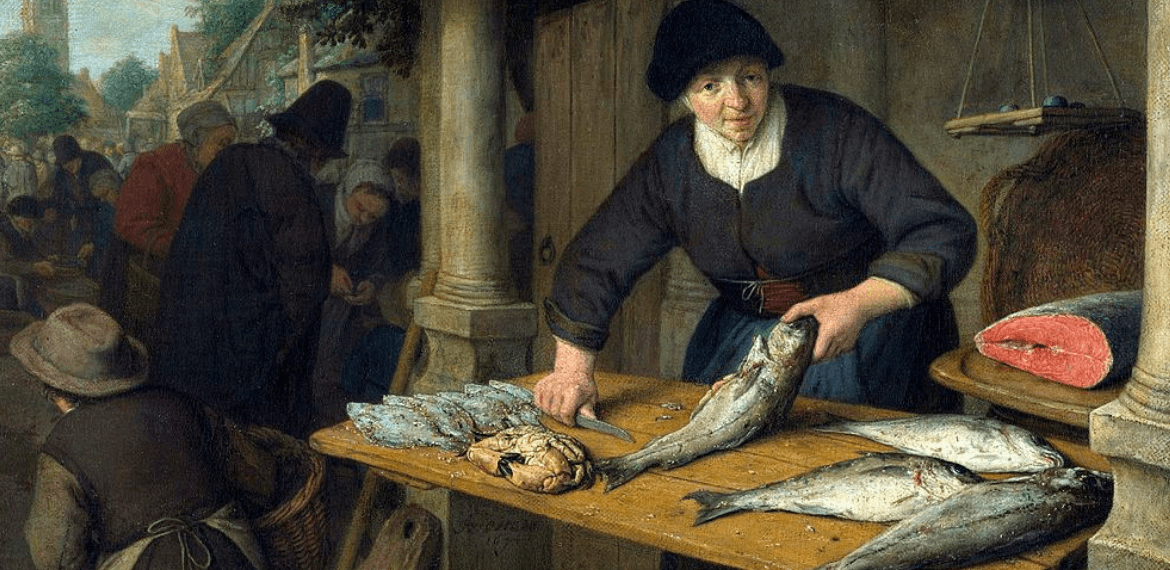 La poissonnière, par Adriaen van Ostade