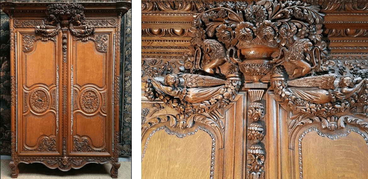 armoire normande détails