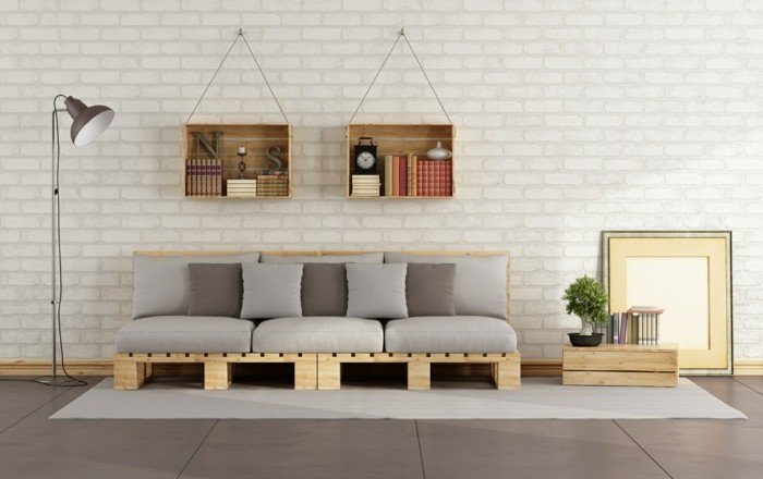 Salon meuble en palette 