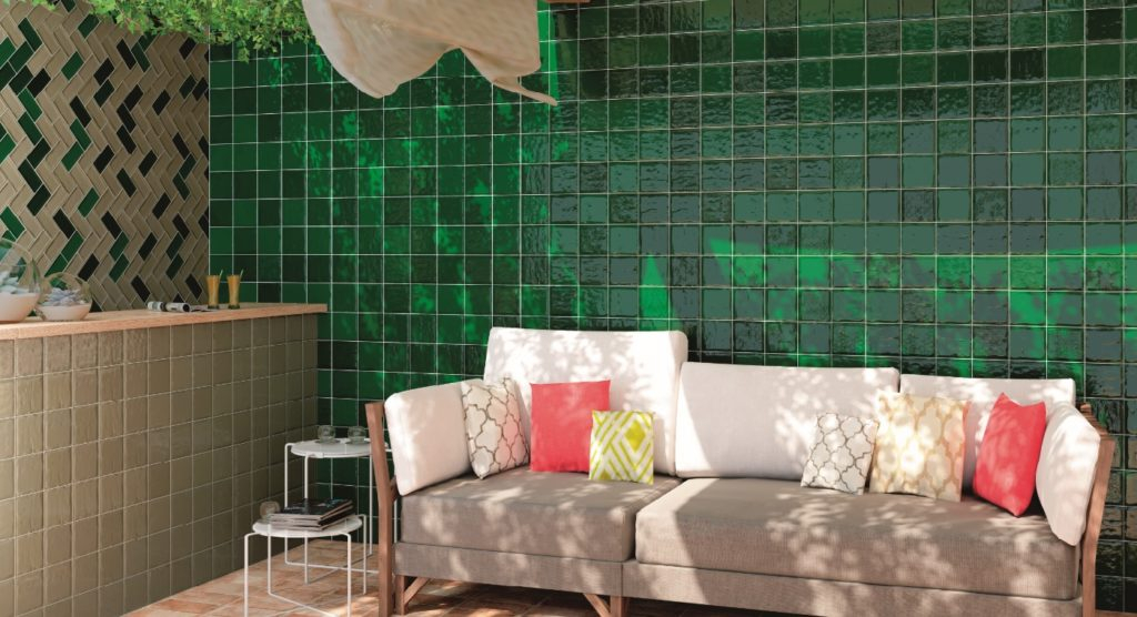 Zellige Vert Déco Intérieur