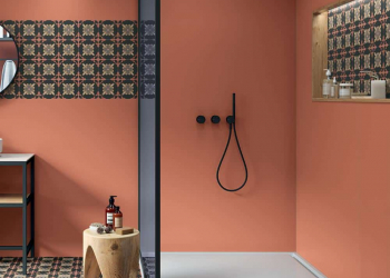 Salle de bain en Teracotta