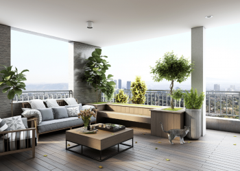 Terrasse amménagée