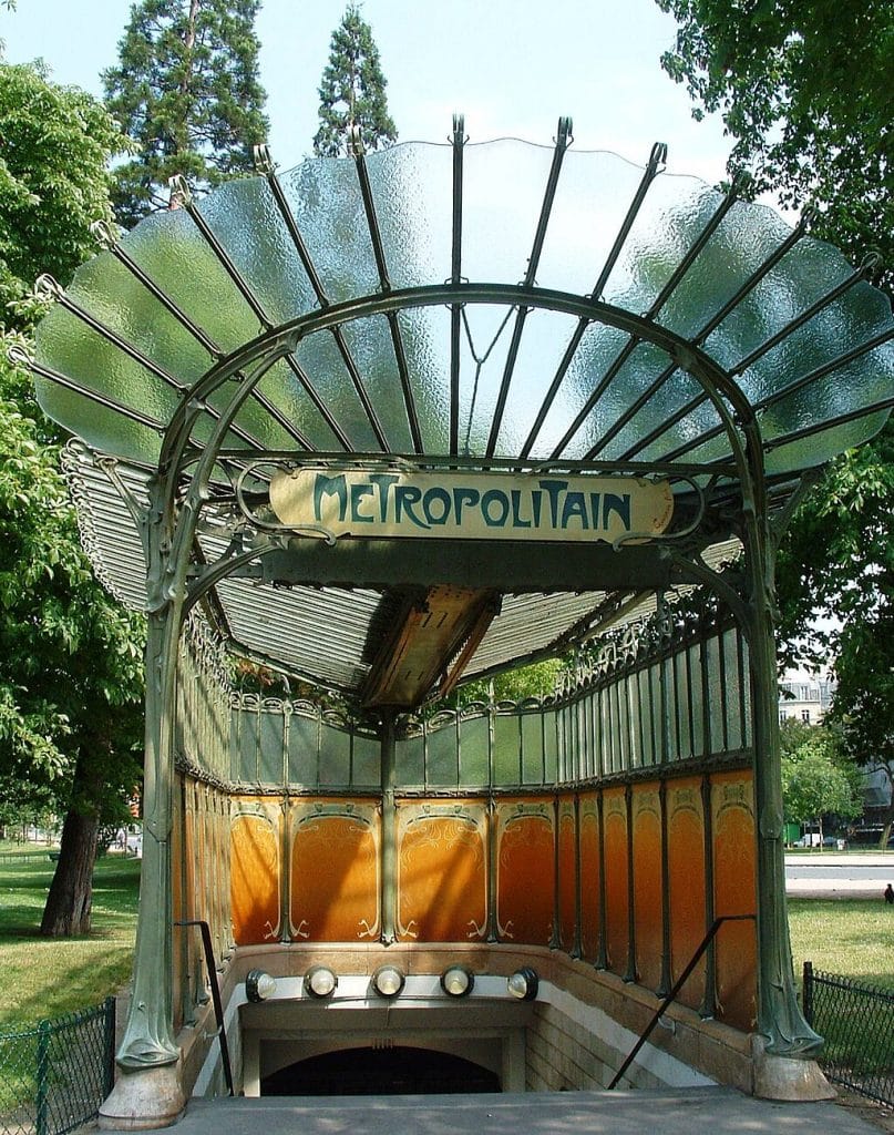 Entrée de métro Hector Guimard