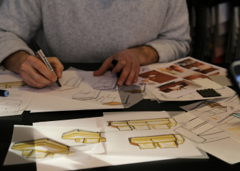 Croquis du canapé Nelly de La Maison Convertible