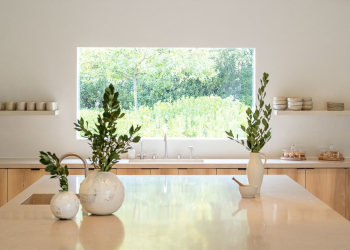 Cuisine de la célèbre Kim Kardashian, adepte du style minimaliste