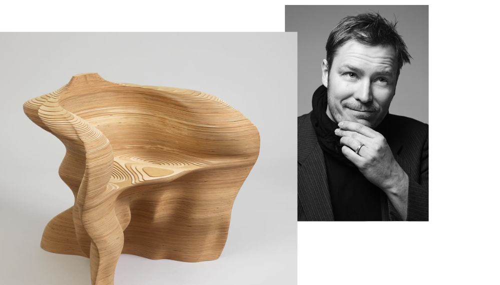 Article Slice Chair de Matthias Bengtsson