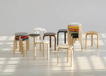 Tabouret 60 d'Alvar Aalto