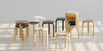 Tabouret 60 d'Alvar Aalto