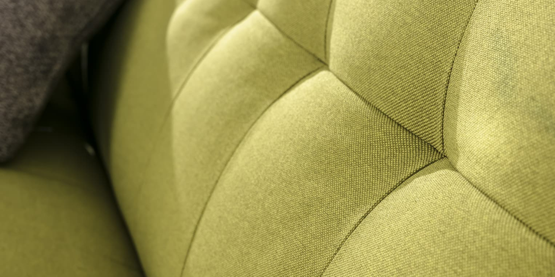 Zoom sur le tissu d'un canapé
