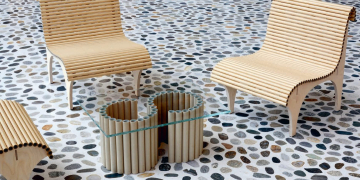 Mobilier en carton de Shigeru Ban - collection Carta