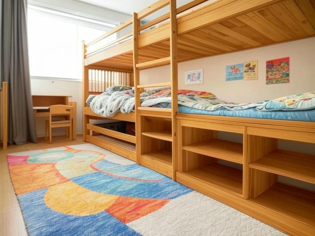 Chambre d'enfant bien rangée