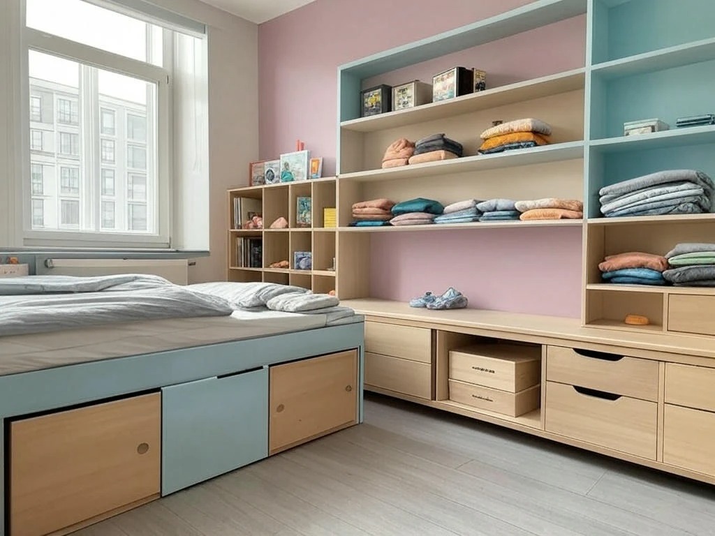 Chambre d'enfant bien rangé