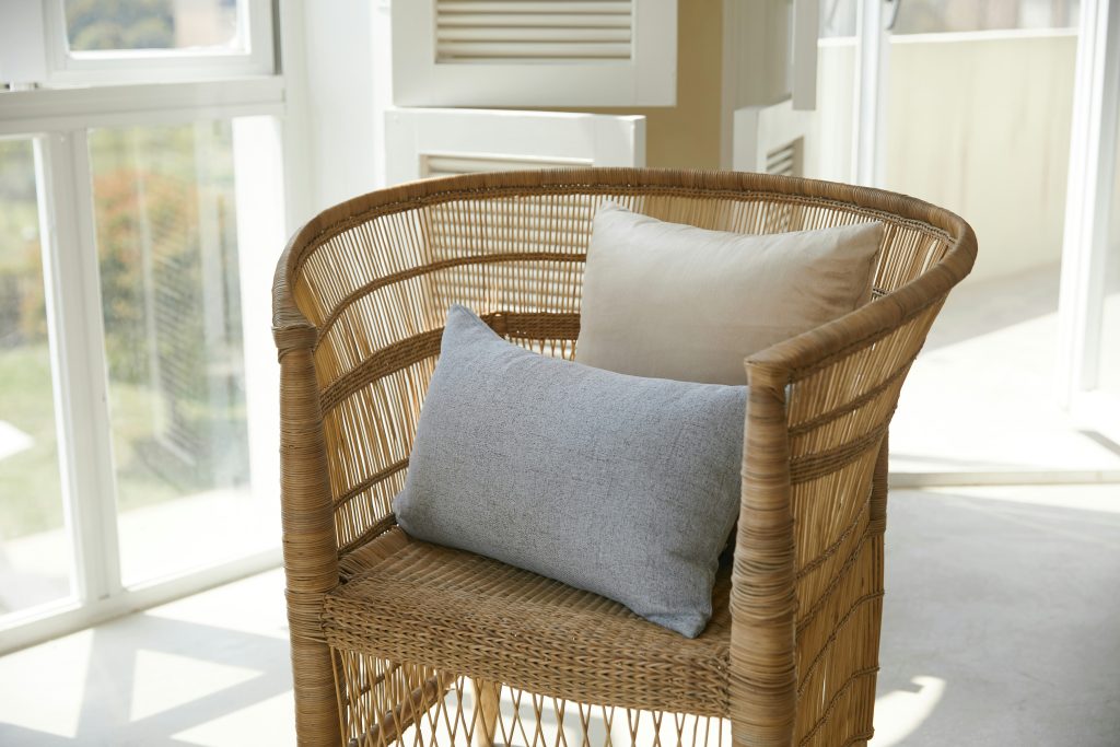 Chaise en rotin