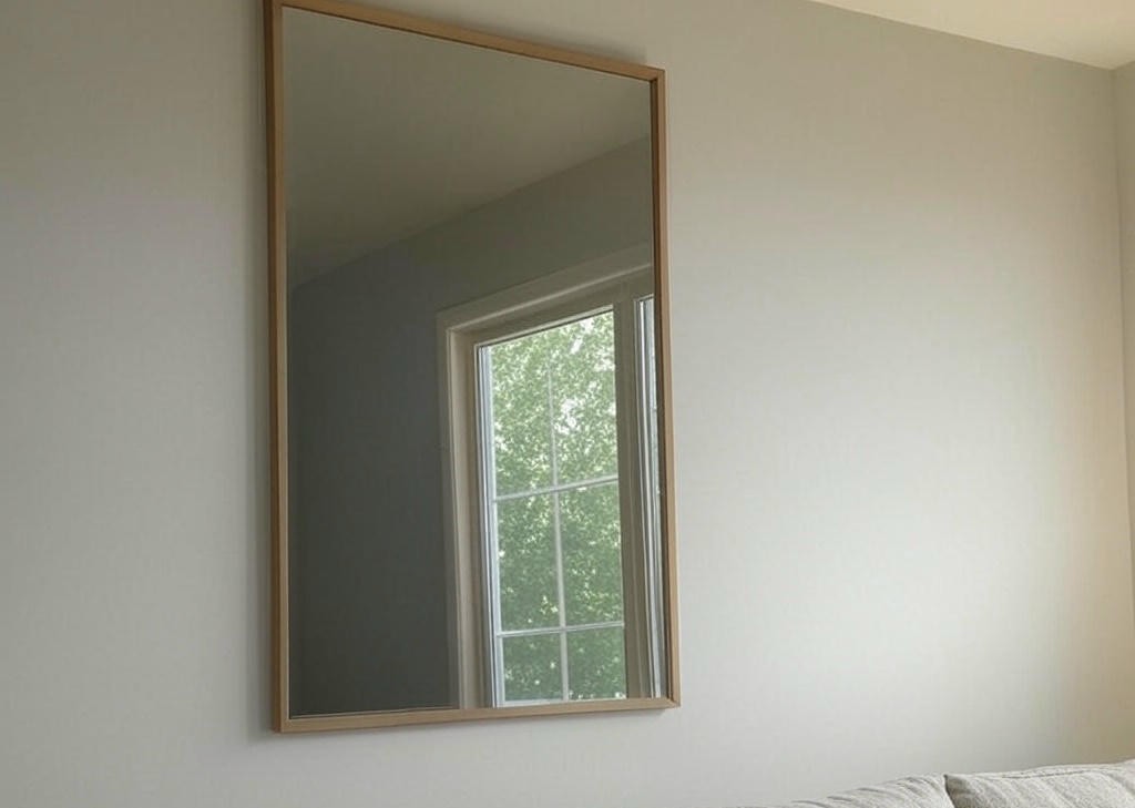 Miroir dans un salon