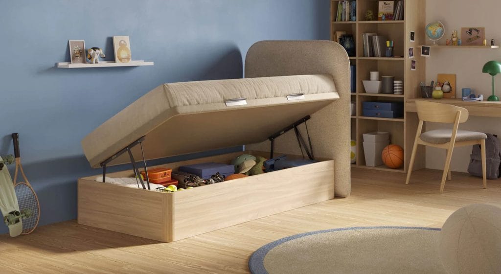 Lit coffre une personne Le Lit