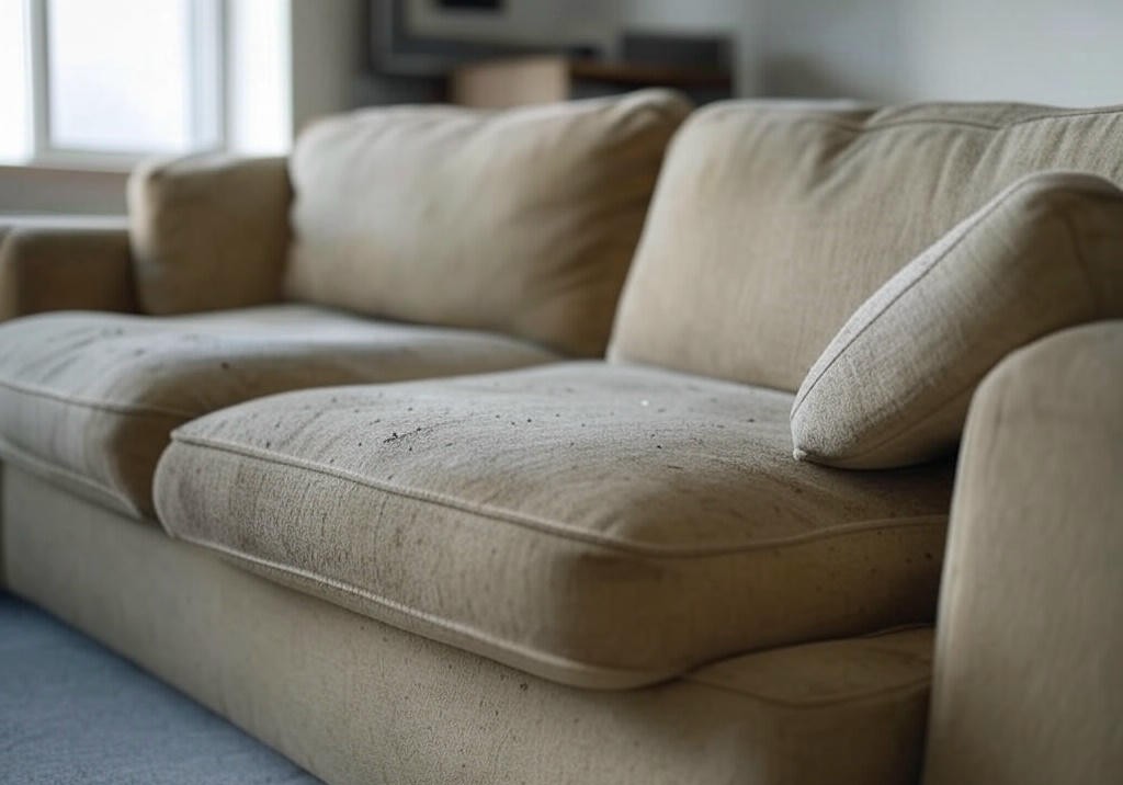 canape en tissu sale